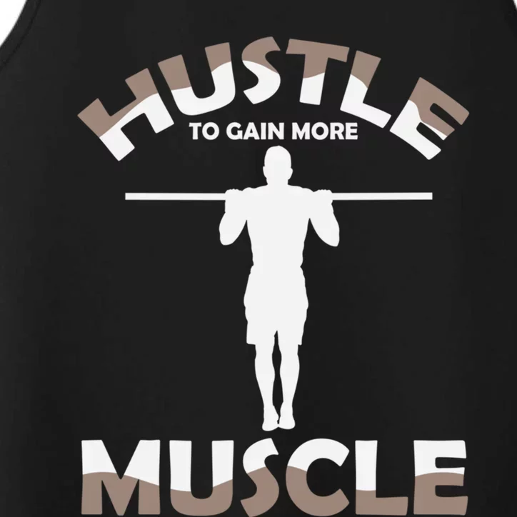 Calisthenics Ghetto Fitness Hustle To Gain Muscle Cute Gift Performance Tank