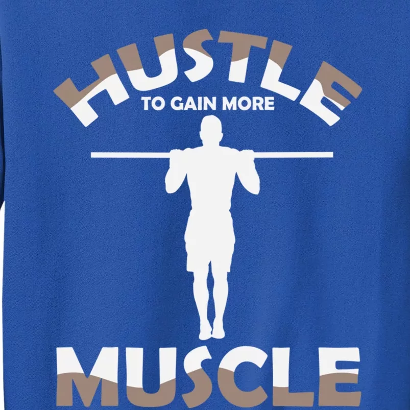 Calisthenics Ghetto Fitness Hustle To Gain Muscle Cute Gift Tall Sweatshirt