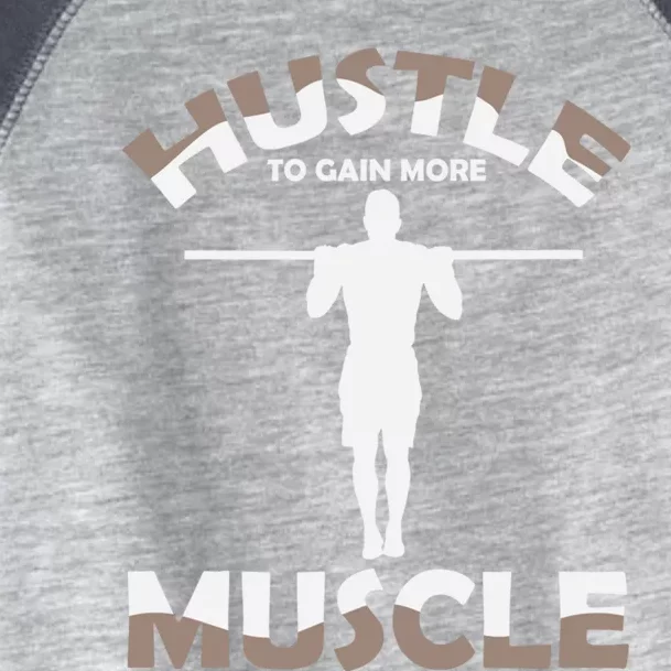 Calisthenics Ghetto Fitness Hustle To Gain Muscle Cute Gift Toddler Fine Jersey T-Shirt