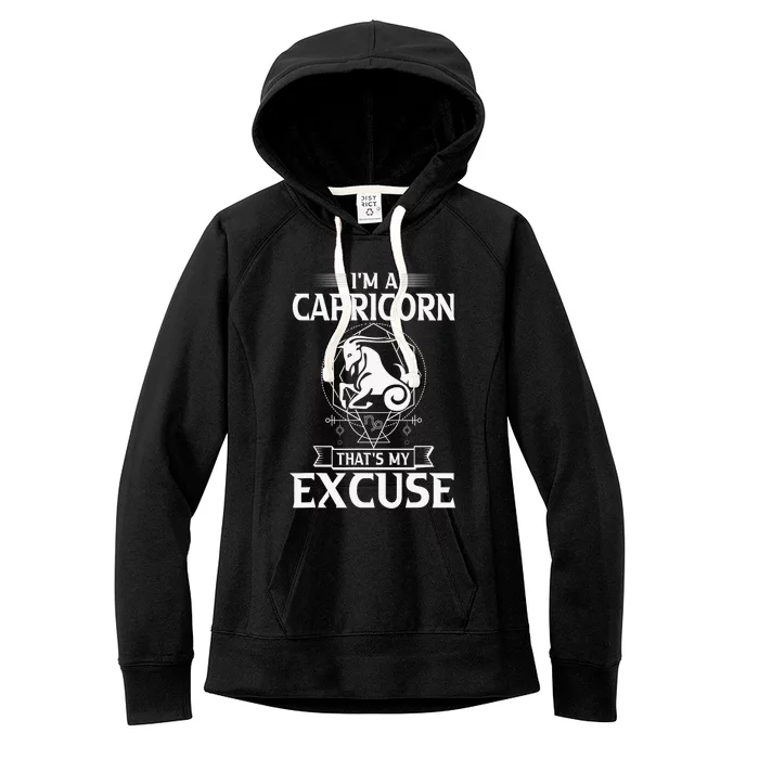 Capricorn Gifts Funny Dec Jan Birthday Astrology Zodiac Sign Women's Fleece Hoodie