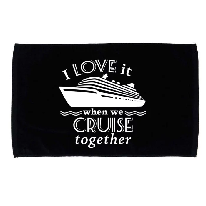 Cruise Gift For Couples Who Love Cruising Together Funny Gift Microfiber Hand Towel