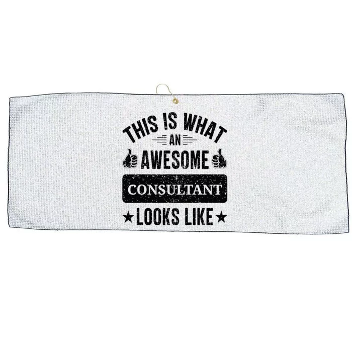 Consultant Gifts Funny Quote Consultant Large Microfiber Waffle Golf Towel