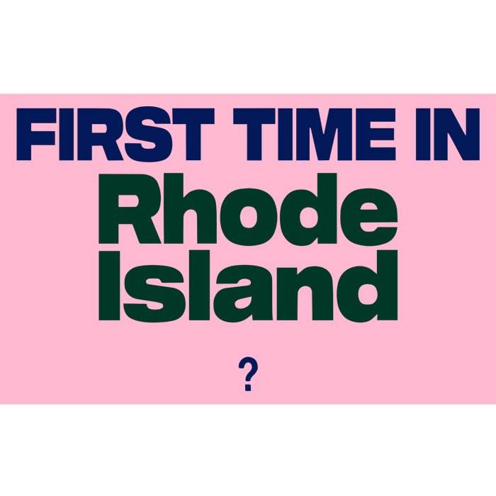 Cal Gif First Time In Rhode Island Bumper Sticker