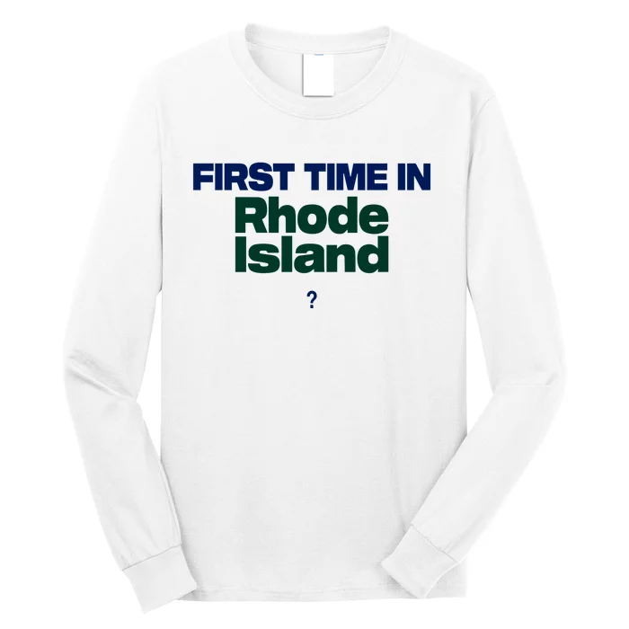 Cal Gif First Time In Rhode Island Long Sleeve Shirt