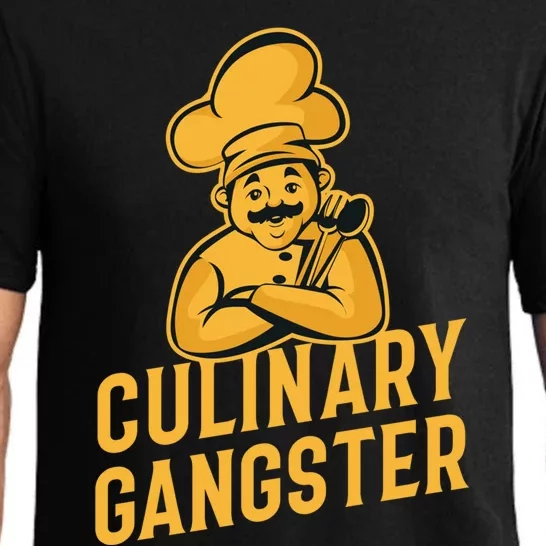 Culinary Gangster Funny Cooking Chef Funny Gift Pajama Set