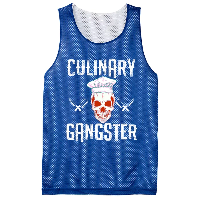 Culinary Gangster Funny Halloween Wear Cute Gift Mesh Reversible Basketball Jersey Tank