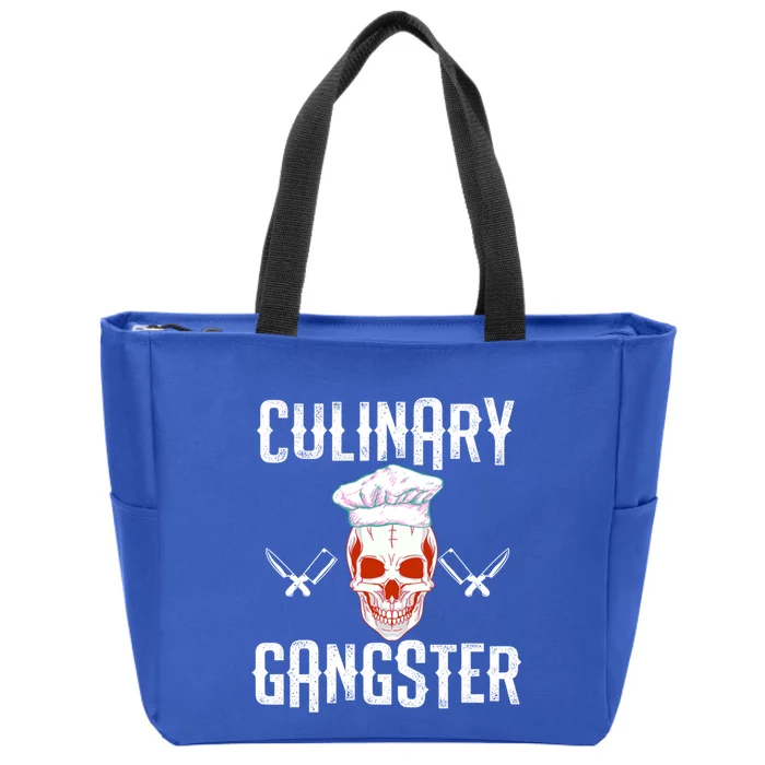 Culinary Gangster Funny Halloween Wear Cute Gift Zip Tote Bag