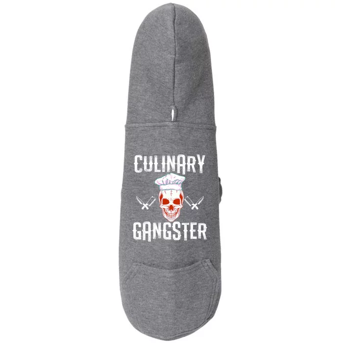 Culinary Gangster Funny Halloween Wear Cute Gift Doggie 3-End Fleece Hoodie