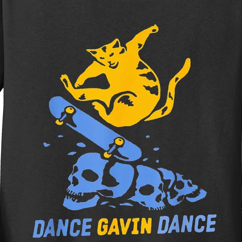 Christmas Gifts For Dance Gavin Dance Lovers Love Dance Kids Long Sleeve Shirt