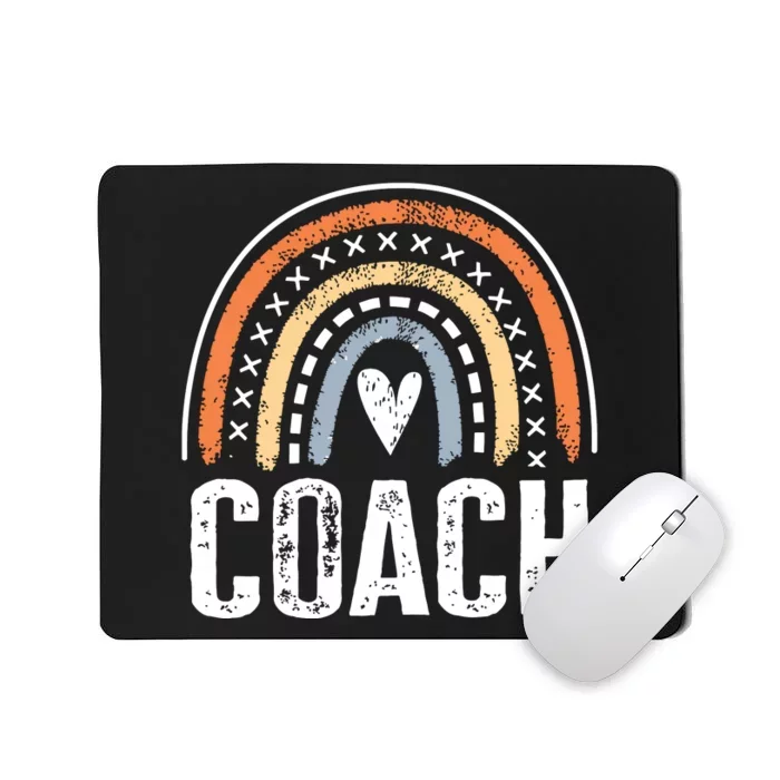 Coach Gifts For Women Funny Rainbow Coaching Mousepad