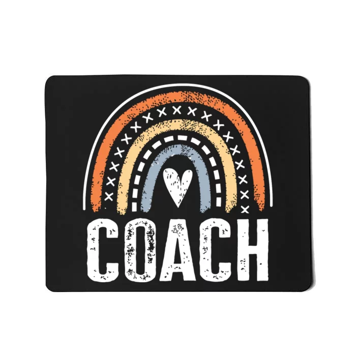 Coach Gifts For Women Funny Rainbow Coaching Mousepad