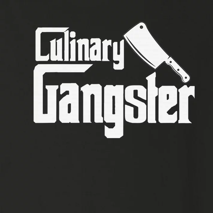 Culinary Gangster Funny Restaurant Cook Chef Toddler Long Sleeve Shirt