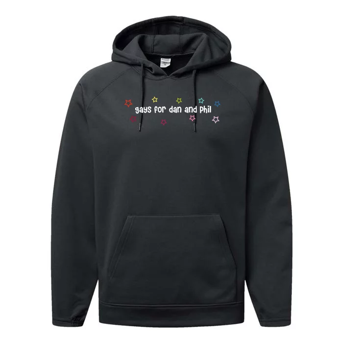 Court Gays For Dan And Phil Performance Fleece Hoodie