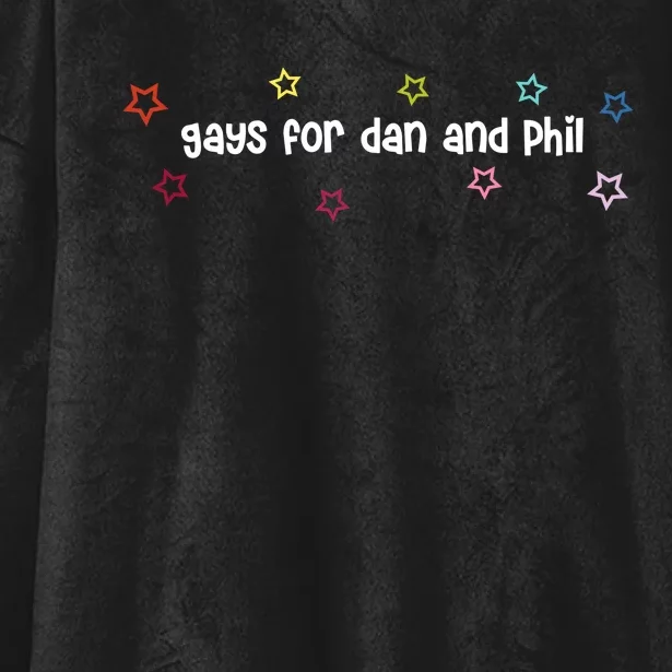 Court Gays For Dan And Phil Hooded Wearable Blanket