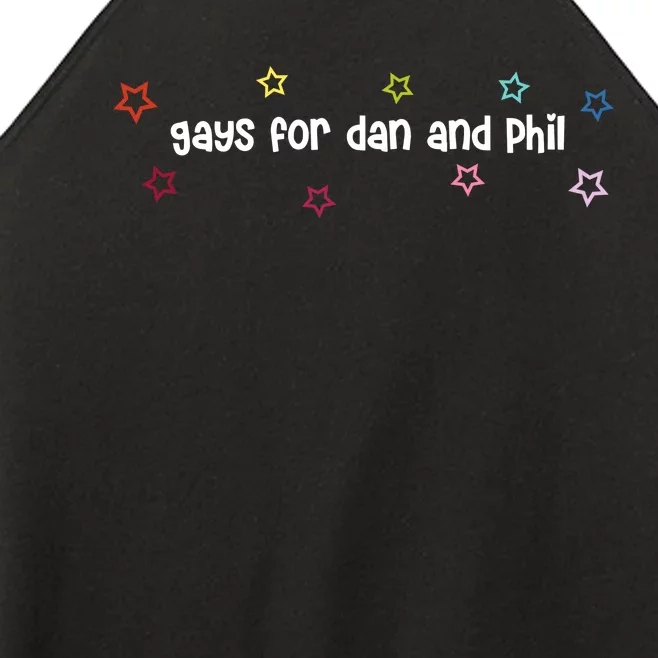 Court Gays For Dan And Phil Women’s Perfect Tri Rocker Tank