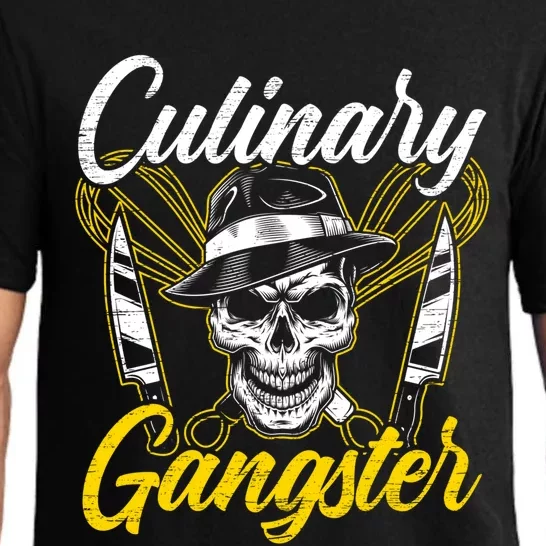 Culinary Gangster Gift Aspiring Chefs Chef Life Great Gift Pajama Set