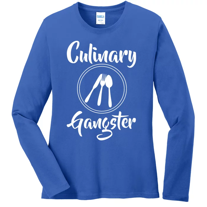 Culinary Gangster Gift Ladies Long Sleeve Shirt