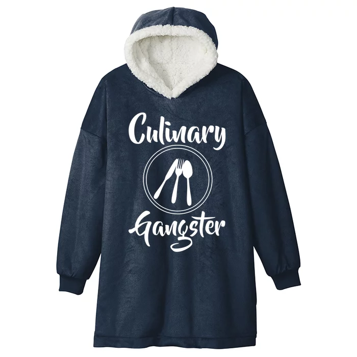 Culinary Gangster Gift Hooded Wearable Blanket