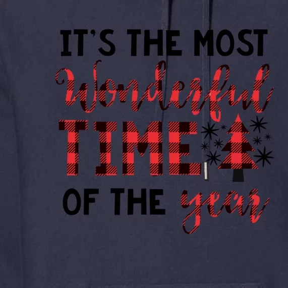 Christmas Great Gift Most Wonderful Time Of The Year Gift Premium Hoodie