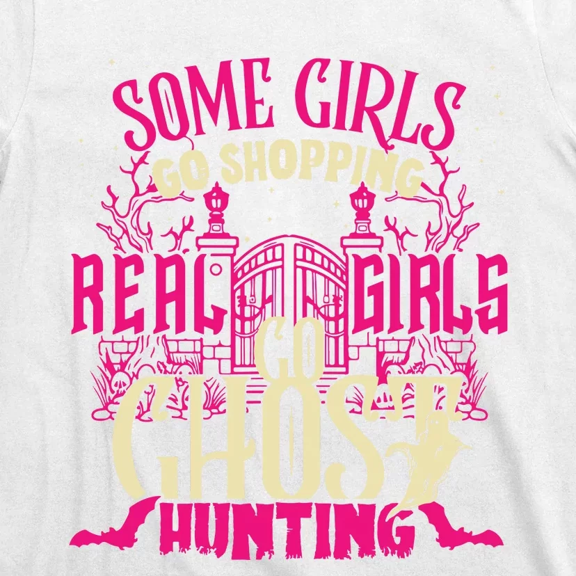 Cute Girl Go Ghost Hunting Paranormal Supernatural Apparel T-Shirt