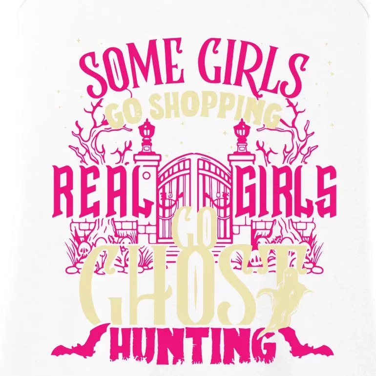 Cute Girl Go Ghost Hunting Paranormal Supernatural Apparel Ladies Essential Tank