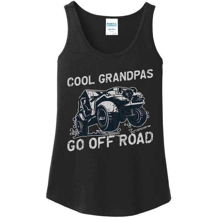 Cool Grandpas Go Off Road Offroading Ladies Essential Tank