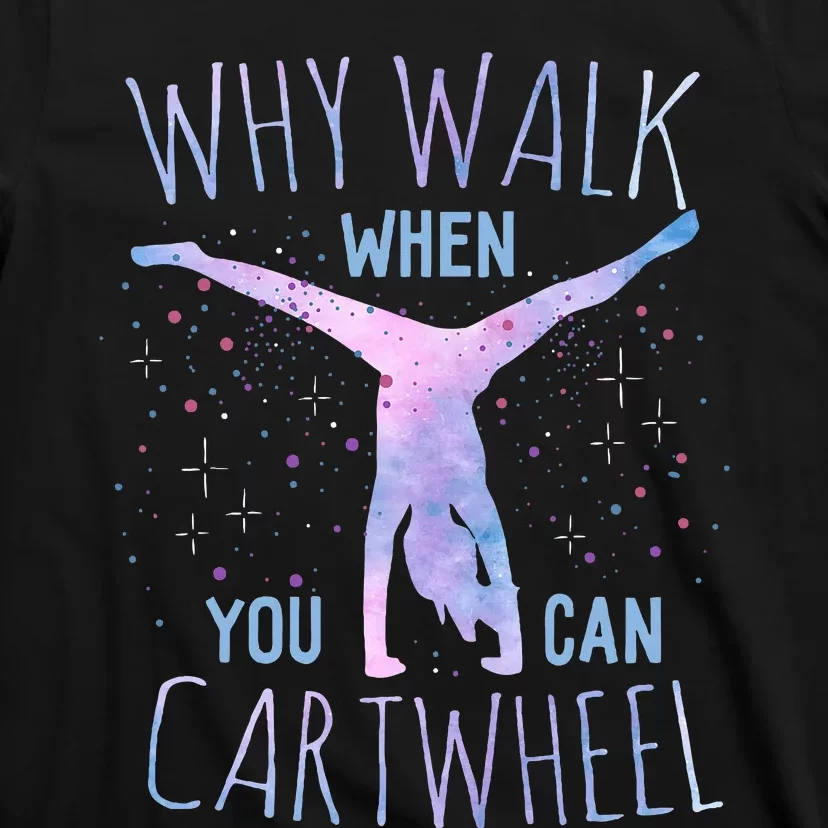 Cartwheel Gymnast Girl Classic Tiedye T-Shirt