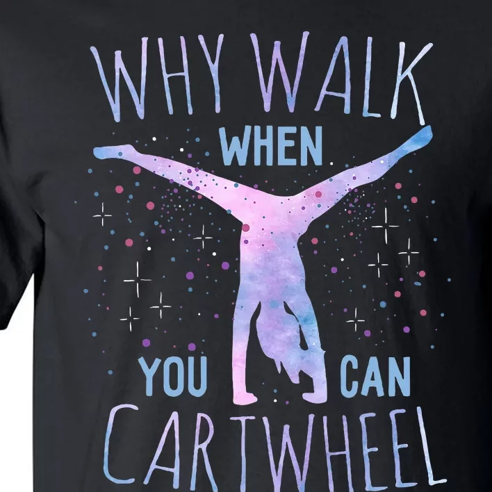 Cartwheel Gymnast Girl Classic Tiedye Tall T-Shirt