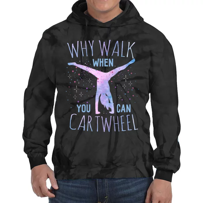 Cartwheel Gymnast Girl Classic Tiedye Tie Dye Hoodie