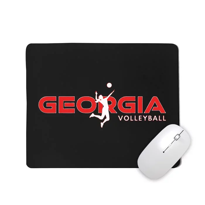 Court Game Ga Team Atlanta Georgia Volleyball Player Mousepad