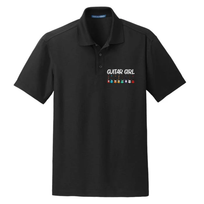 Cool Guitar Gift For Acoustic Guitarist Band Music Dry Zone Grid Performance Polo