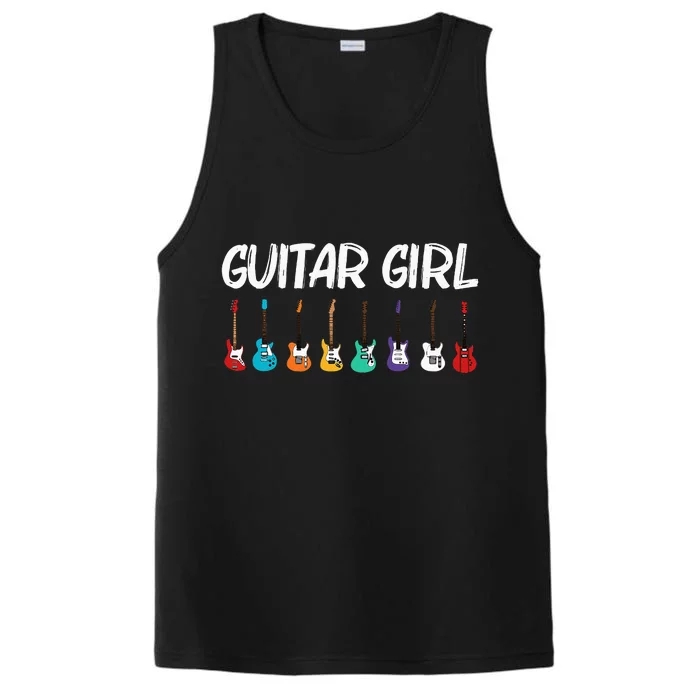 Cool Guitar Gift For Acoustic Guitarist Band Music Performance Tank