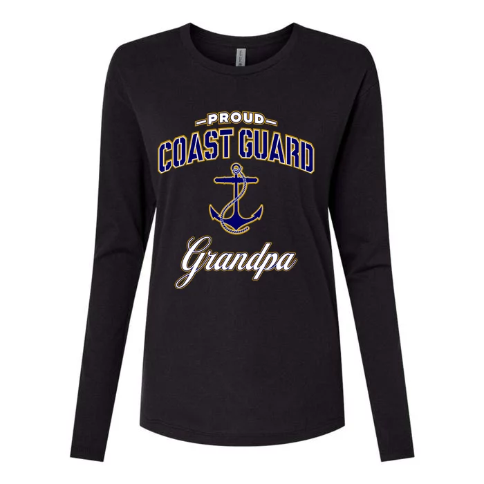 Coast Guard Grandpa Funny Gift For Men Womens Cotton Relaxed Long Sleeve T-Shirt