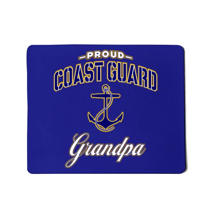 Coast Guard Grandpa Funny Gift For Men Mousepad