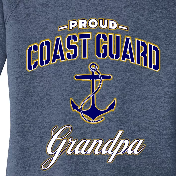 Coast Guard Grandpa Funny Gift For Men Women's Perfect Tri Tunic Long Sleeve Shirt