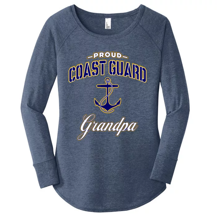 Coast Guard Grandpa Funny Gift For Men Women's Perfect Tri Tunic Long Sleeve Shirt