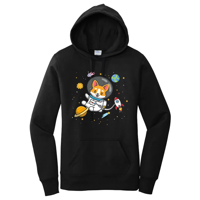 Corgi Gifcool Gift And Gift Corgi Cool Gift Black Small Women's Pullover Hoodie