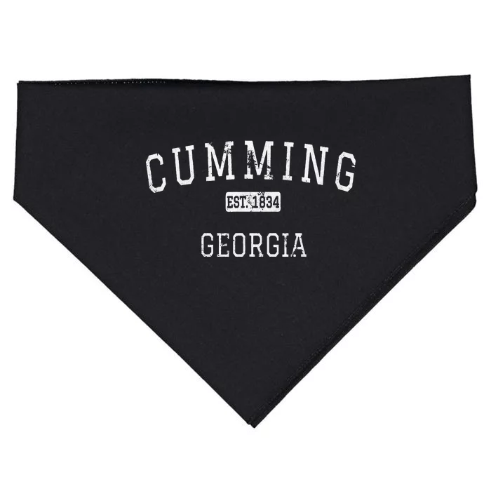 Cumming Georgia Ga Vintage USA-Made Doggie Bandana