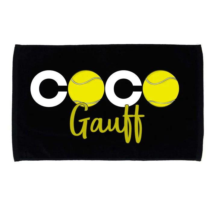 Coco Gauff Gauff Call Me Coco Coco Fan Softball Lover Microfiber Hand Towel