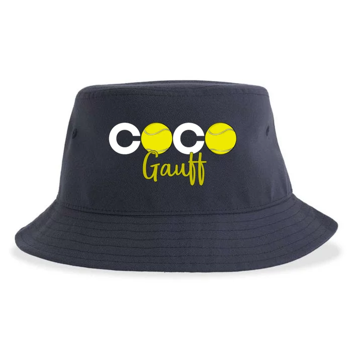 Coco Gauff Gauff Call Me Coco Coco Fan Softball Lover Sustainable Bucket Hat