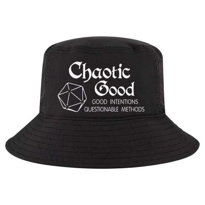 Chaotic Good Good Intentions Questionable Methods Cool Comfort Performance Bucket Hat