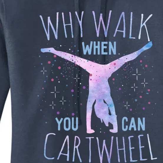 Cartwheel Gymnast Girl Classic Fit Tiedye Women's Pullover Hoodie