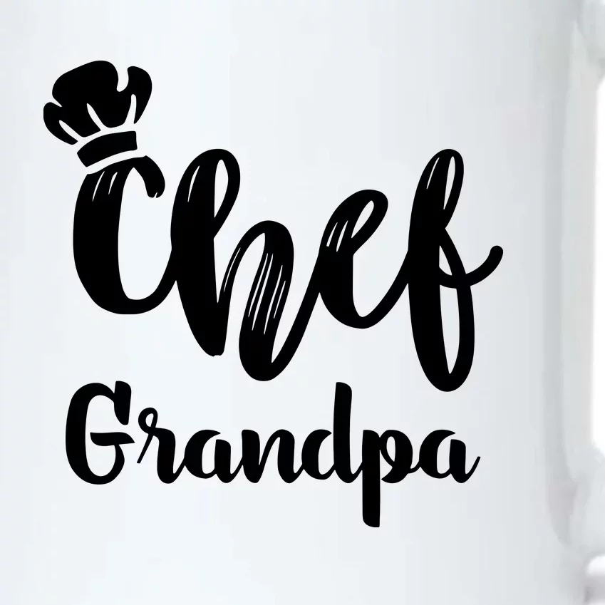 Chef Grandpa Grandfather Cooking T Black Color Changing Mug