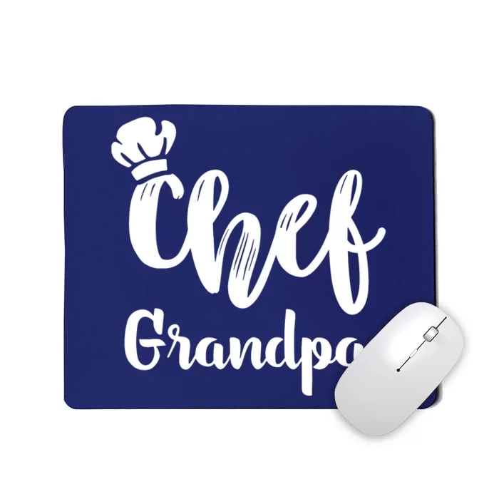 Chef Grandpa Grandfather Cooking T Mousepad