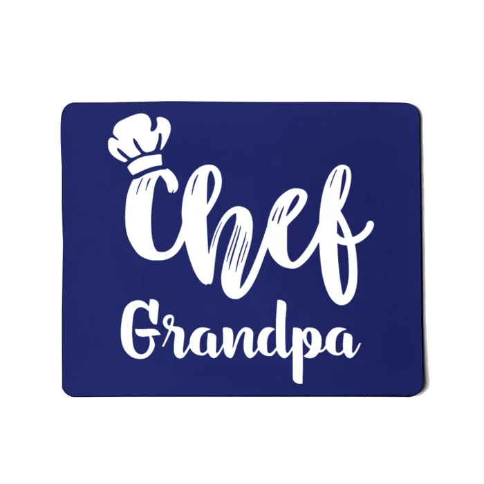 Chef Grandpa Grandfather Cooking T Mousepad