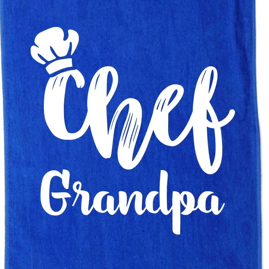 Chef Grandpa Grandfather Cooking T Platinum Collection Golf Towel