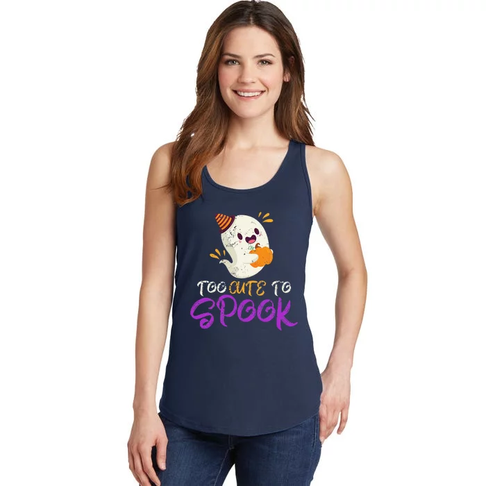 Cute Ghoul Gift Idea Spooky Ghost Halloween Ladies Essential Tank