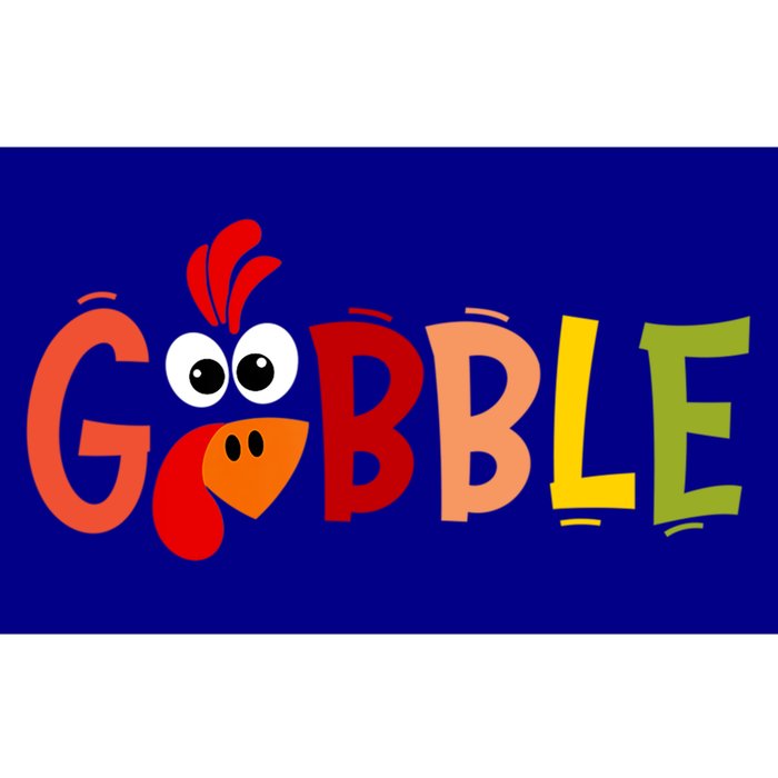 Cute Gobble Gobble Turkey Pilgrim Little Thanksgiving Meaningful Gift Bumper Sticker