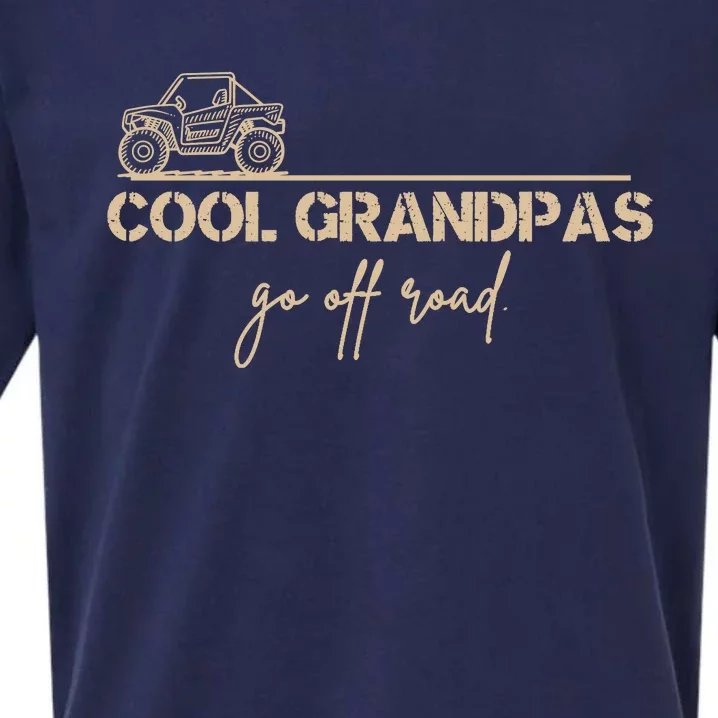 Cool Grandpas Go Off Road Utv Side By Side Accessories Sueded Cloud Jersey T-Shirt