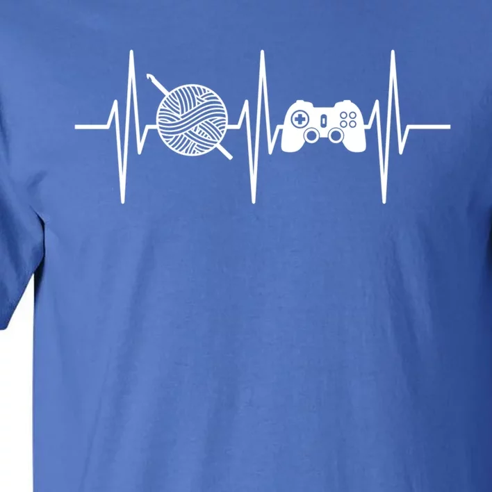 Crochet Gamer Gift Gaming Lover Funny Crocheting Funny Gift Tall T-Shirt